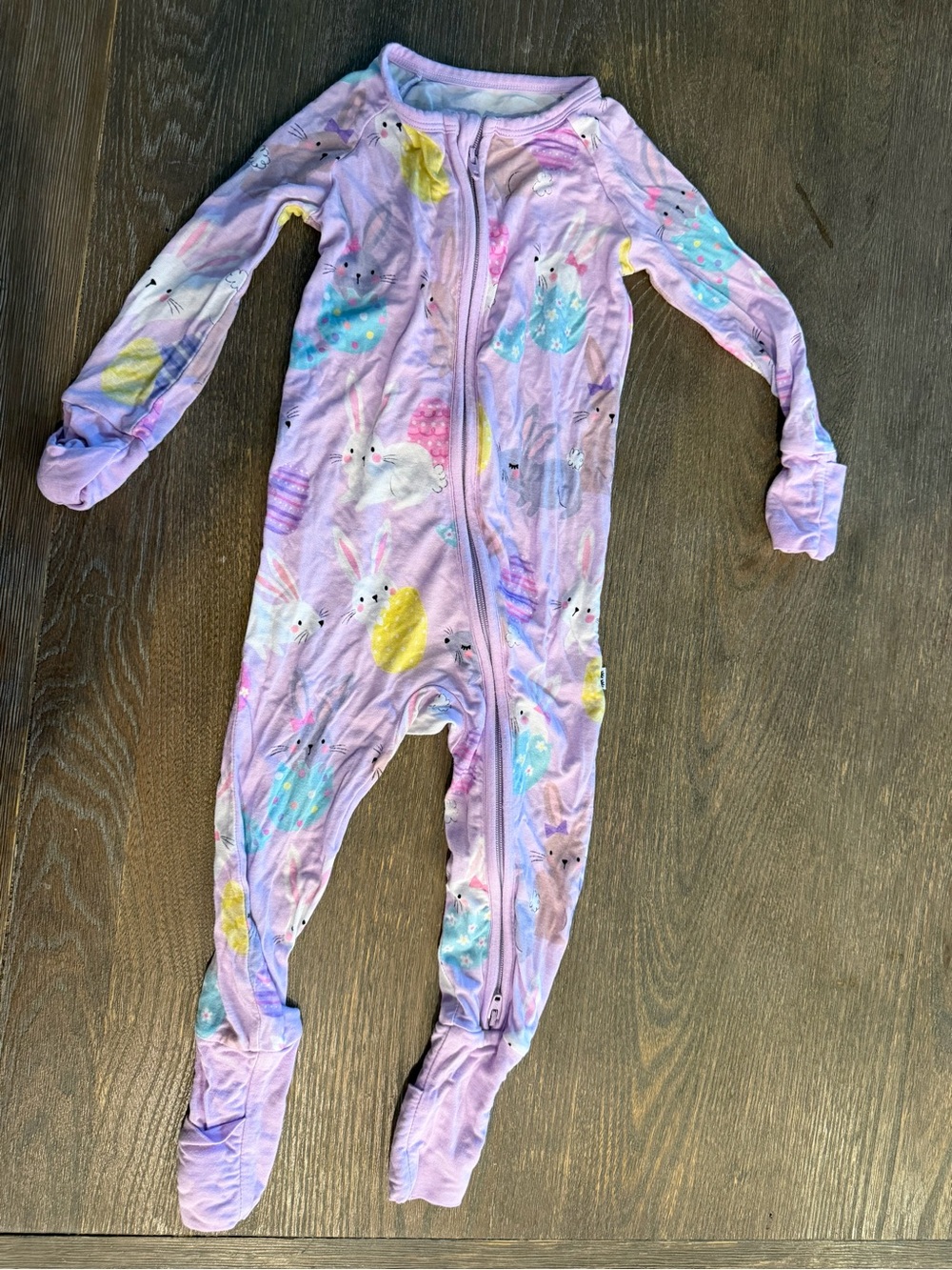 Little Sleepies Lavender Bunny Easter Pjs 6-12 months